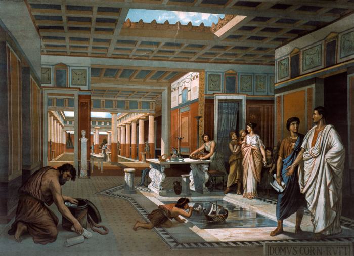 Pompeii , Cornelius Rufuss house od 