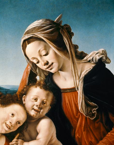 Piero di Cosimo /Mary w.Child & Angels od 