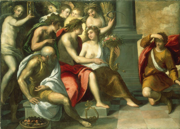 Palma Giovane, Allegory with Apollo od 