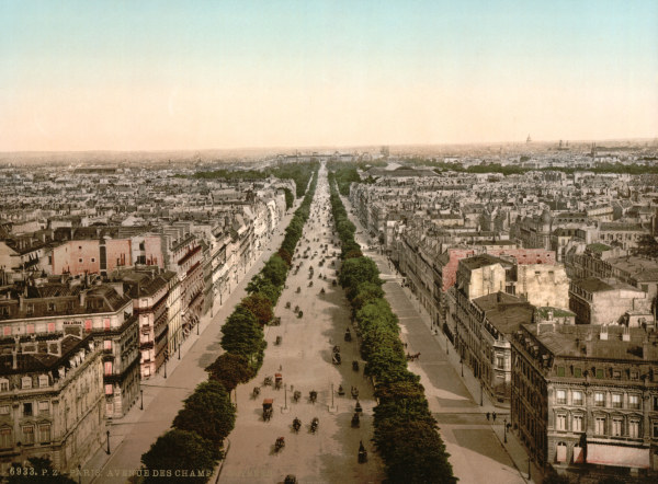 Paris / Champs-Elysees / Photochrom od 