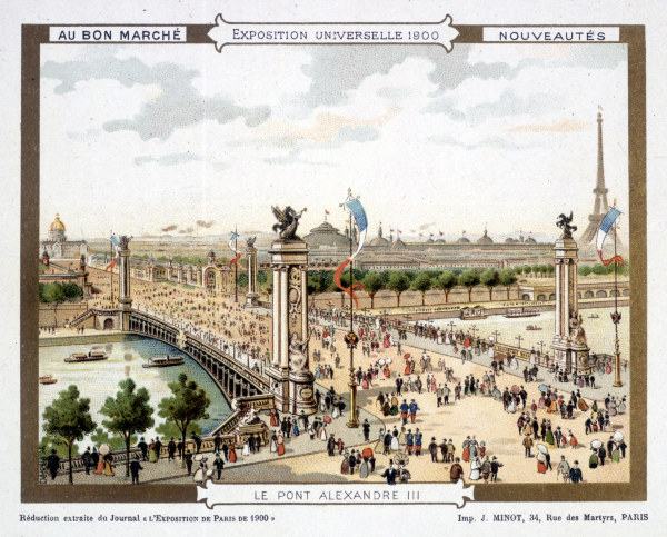 Paris , Pont Alexandre III od 