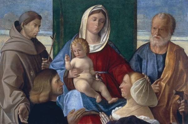 Pietro Duia / Mary w.Child & Saints /C16 od 