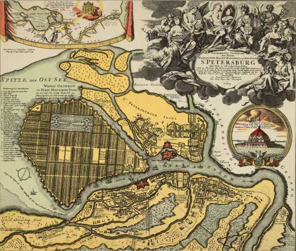 Plan of St. Petersburg od 