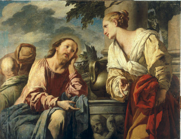 P.Negri / Christ & Samaritan Woman /Ptg. od 