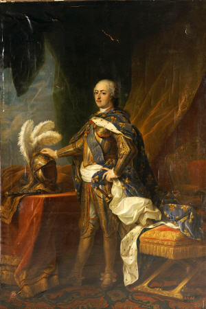Portrait Of King Louis XV Of France And Navarre od 