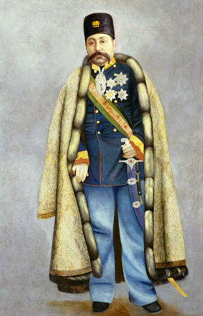 Portrait Of Muzaffar Al-Din Shah Qajar od 