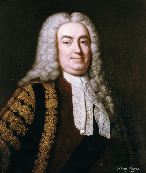 Portrait Of Sir Robert Walpole, 1st Earl Of Orford (1676-1745) od 