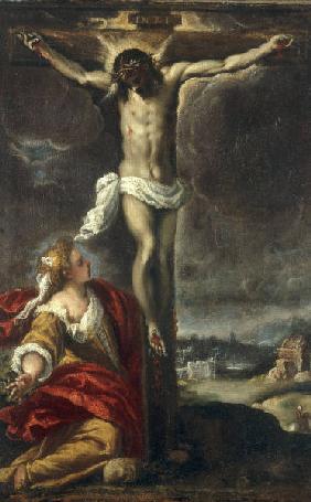 Palma Giovane / Christ on Cross / Paint.
