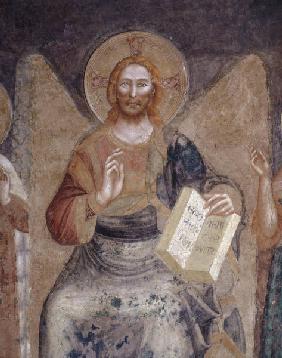 Pomposa Abbey / Christ / Fresco / C14th