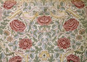 Printed Chintz Cotton And Linen Chemise In The Rose Pattern Designed By William Morris, Used As A Co