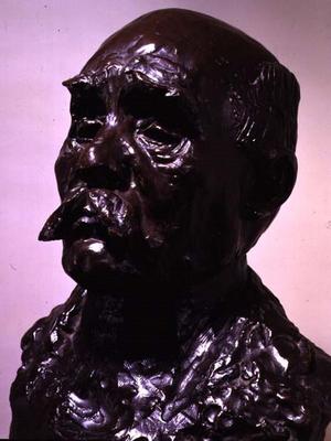 Portrait bust of George Clemenceau (1841-1929) by Auguste Rodin (1840-1917) (bronze) od 