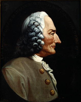 Portrait of Jean-Philippe Rameau (oil on canvas) od 