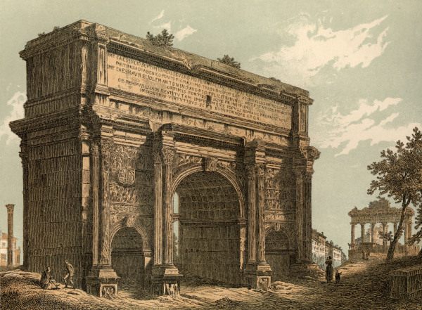 Rome , Arch of Septimus Severus od 