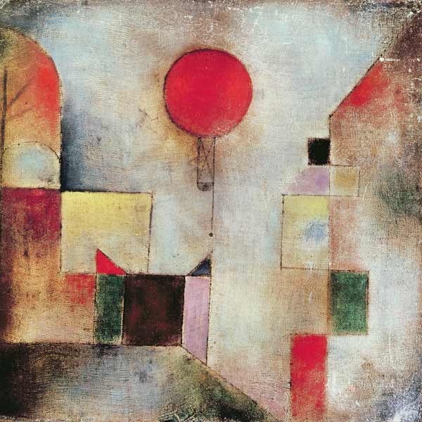 Red Balloon, 1922 (no 179) (oil on gauze on board)  od 