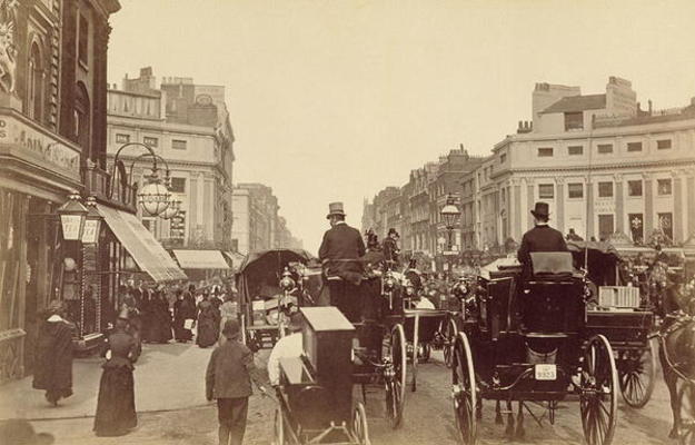 Regent Circus, London, c.1880 (sepia photo) od 