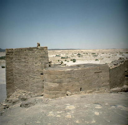 Remains of the dam at Wadi Adhana, built in 8th century BC (photo) od 