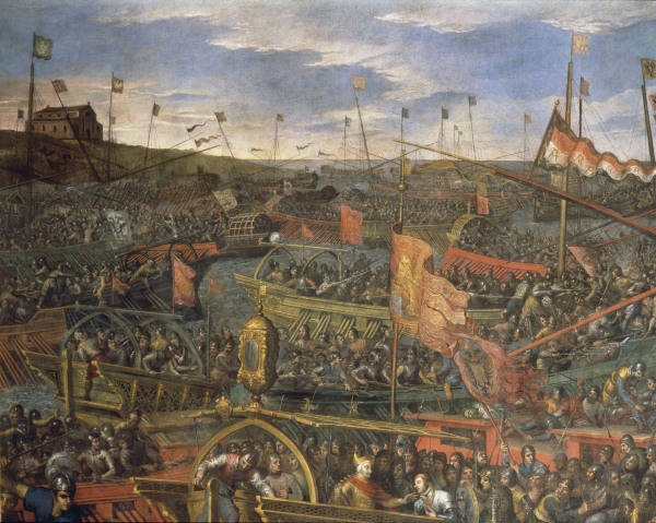 Battle of Punta Salvore / Tintoretto od 