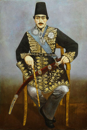Seated Portrait Of Nasir Al-Din Shah od 
