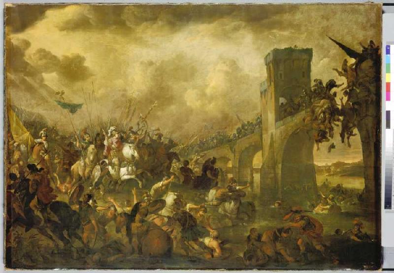 Sieg Konstantins in der Schlacht am Ponte Molle. od 