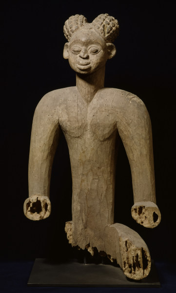 Sitzende Figur, Bekom, Kamerun / Holz od 