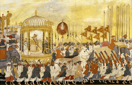 State Procession Of Raja Tulsaji Of Tanjore od 