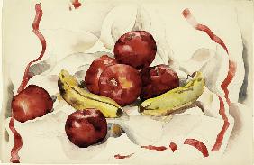 Still Life with Apples and Bananas