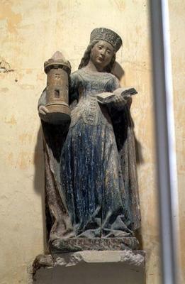 Saint Barbara (painted stone) od 