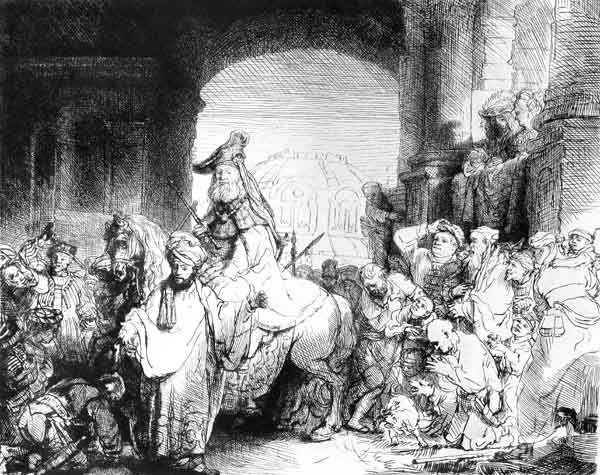 The Triumph of Mordecai, c.1640 od 