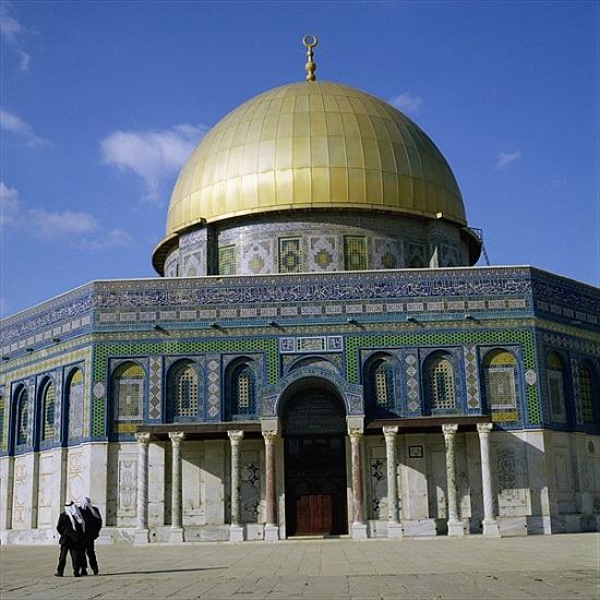 The Dome of the Rock, Temple Mount, built AD 692 od 