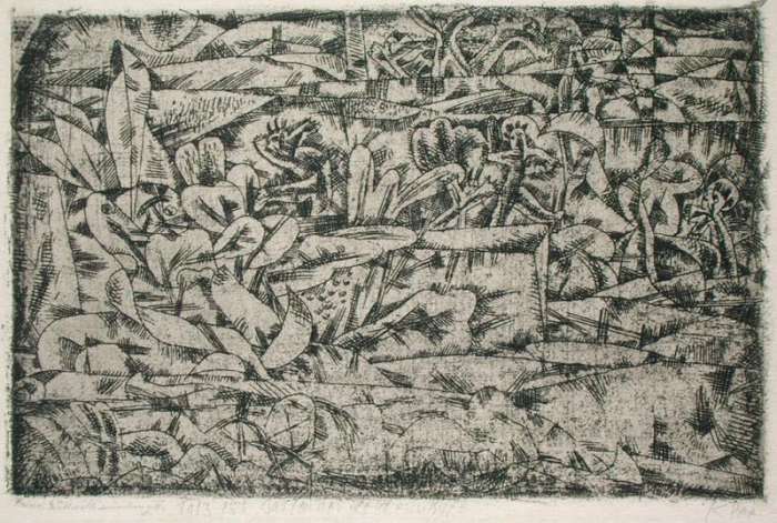 The Garden of Passion, 1913 (no 155) (etching on zinc)  od 