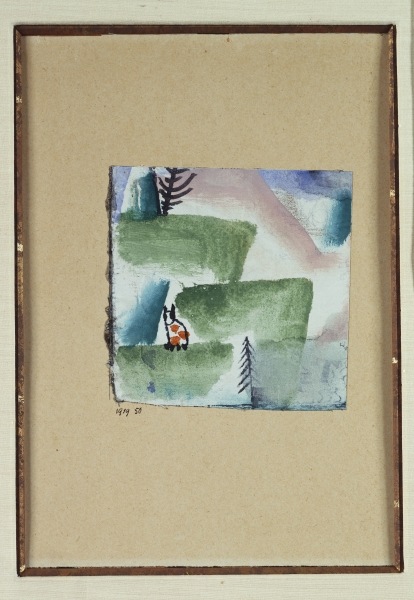 The Territory of a Tom Cat, 1919 (w/c on linen mounted on board)  od 