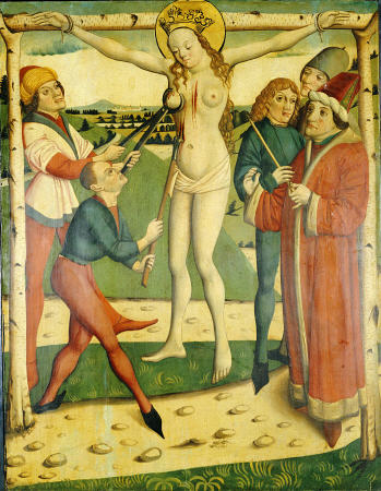 The Martyrdom Of Saint Catherine With The Donor Wumbart Rural Dean And Parish Priest Of Zelhafen od 