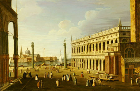 The Piazzetta, Venice, Looking South Towards San Giorgio Maggiore od 