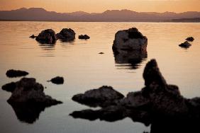Tufa formation, Mono Lake (photo) 