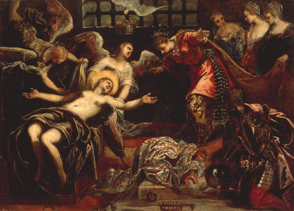 Tintoretto/St. Catherine in the Dungeon od 