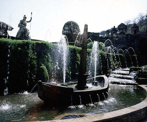 The 'Fontana di Roma' or 'Rometta' (Fountain of Rome or Little Rome) detail of boat representing the od 