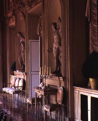 The 'Galleria', detail of antique statues from the Ricci collection (photo) od 
