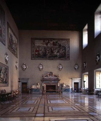 The 'Sala della Fatiche d'Ercole' (Hall of the Labours of Hercules) designed by Antonio da Sangallo od 