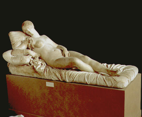 The Venus of Titian, sculpture by Lorenzo Bartolini (1777-1850) (plaster) od 