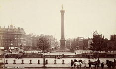 Trafalgar Square, London (sepia photo)