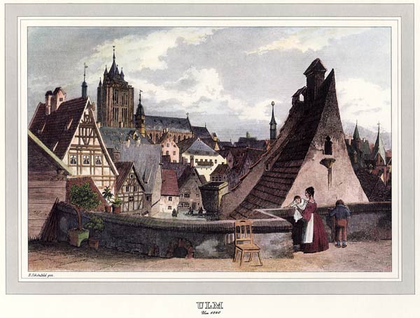 Ulm um 1840 / H. Schönfeld od 