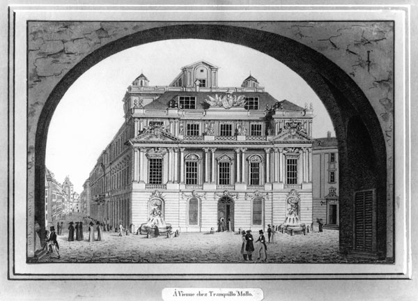 Vienna / Old University / Etching / 1825 od 