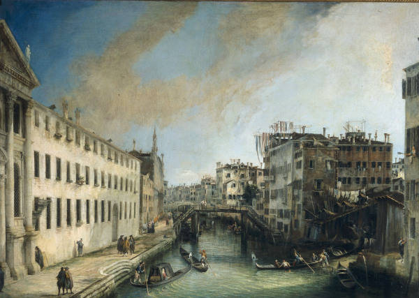 Venice, Rio dei Mendicanti / Canaletto od 