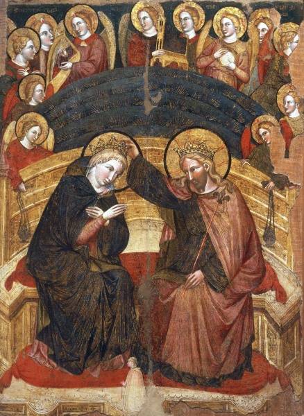 Coronation of Mary / Venet.Paint./ C14th od 