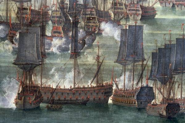 Venetian & Turk.Fleet 1645-71 / Paint. od 