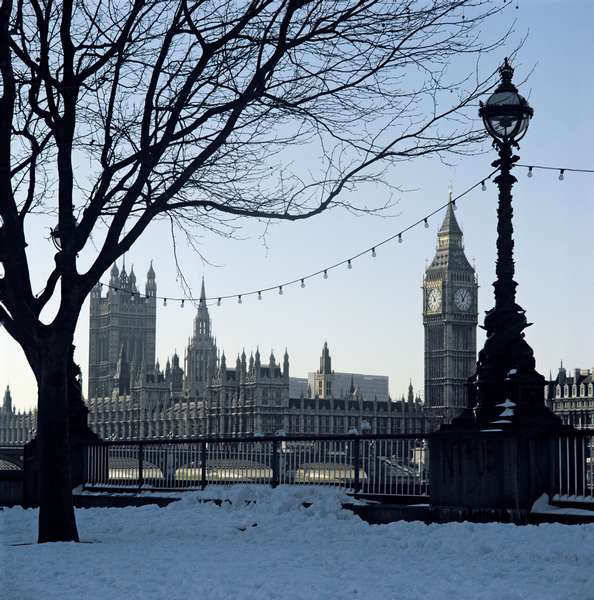 View of Westminster, from the South bank (photo)  od 