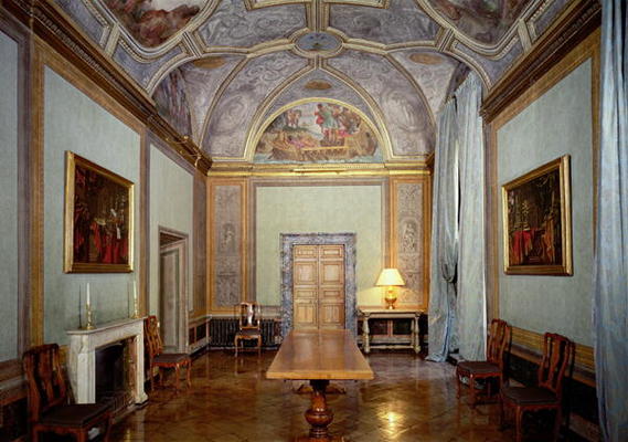 View of the 'Camerino' with frescoes by Annibale Carracci (1560-1609) 1596 (photo) od 