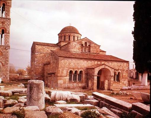 View of the exterior, built under Koimisis Theotokon, 873-74 AD (photo) od 