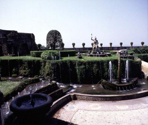 View of the 'Fontana di Roma' or 'Rometta' (Fountain of Rome or Little Rome) designed by Pirro Ligor od 