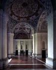 View of the vaulted loggia and entrance hall, designed for Cardinal Giuliano de'Medici (1478-1534) b